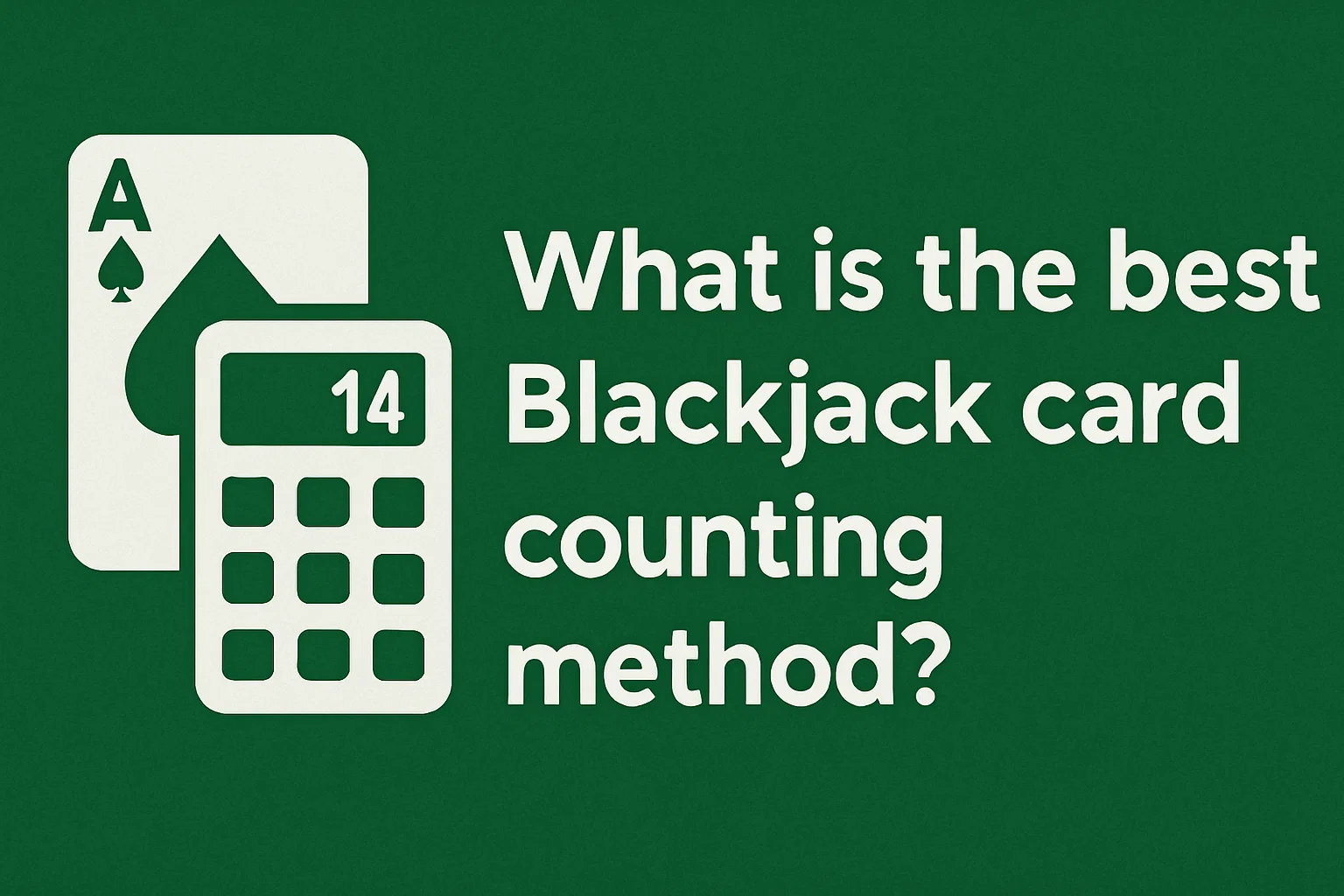 What is the best Blackjack card counting method?